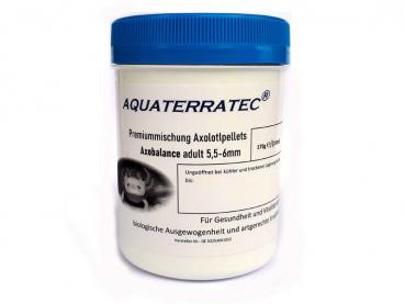 Axolotlpellets AXOBALANCE, Adult 5,5 - 6 mm, 170g / 250ml für große adulte Axolotl