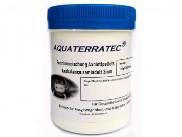 Axolotlpellets AXOBALANCE, 3mm, 170 g / (250ml) semiadult, für juvenile Axolotl