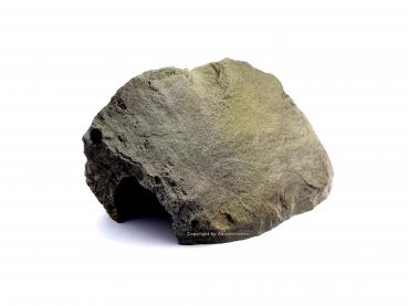 Felshöhle Sandstein grau aus Mineralguss ca. 22 x 15 x 12 cm