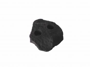Pflanzhilfe Sandstein anthrazit aus Mineralguss ca. 7 x 6,5 x 2,5 cm