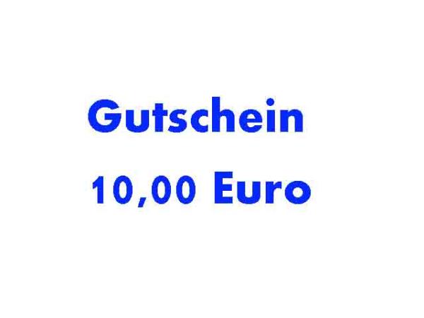 Geschenkgutschein / Gutschein über 10 Euro