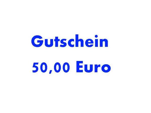 Geschenkgutschein / Gutschein über 50 Euro